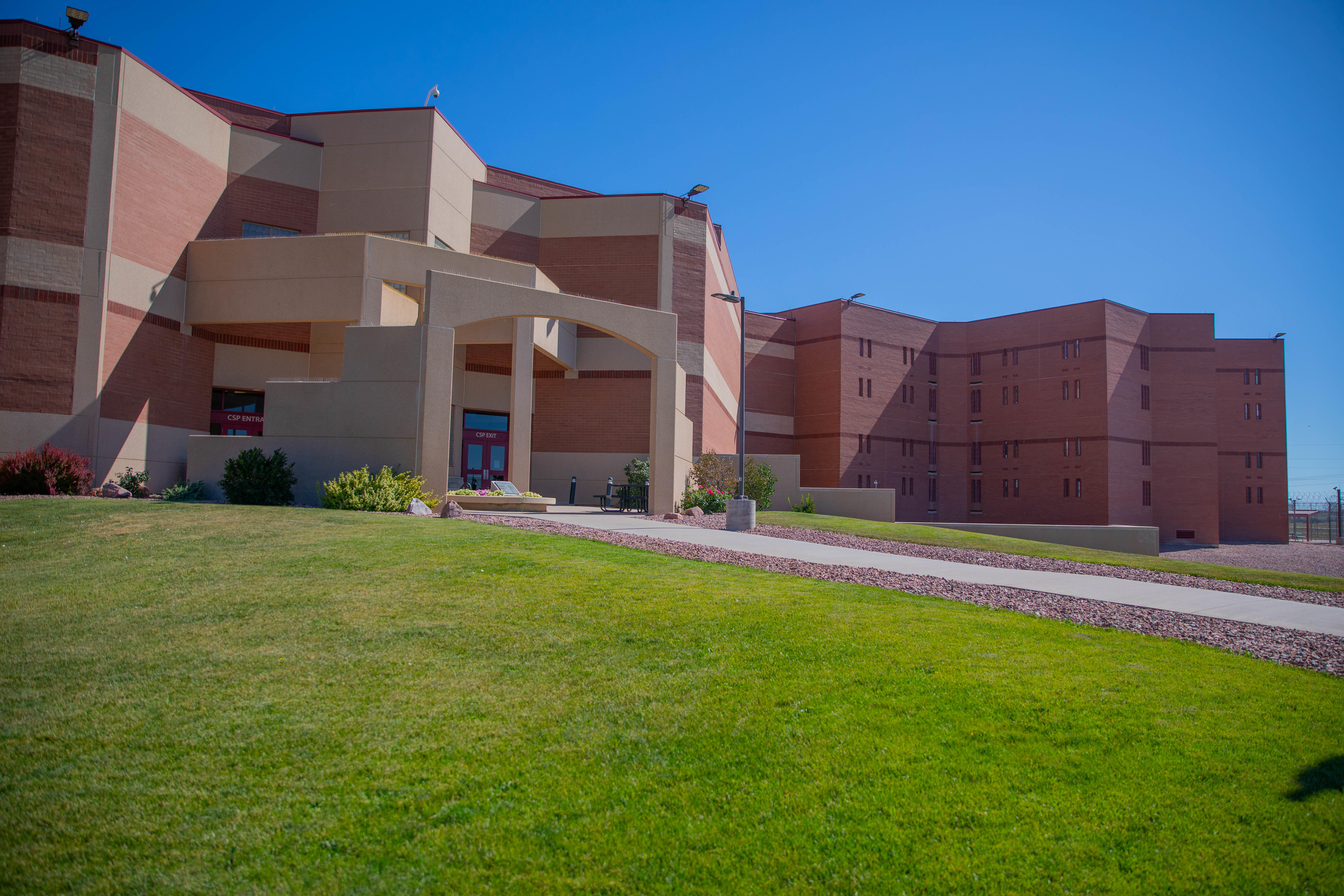 Photo of exterior of Colorado State Penitentiary 