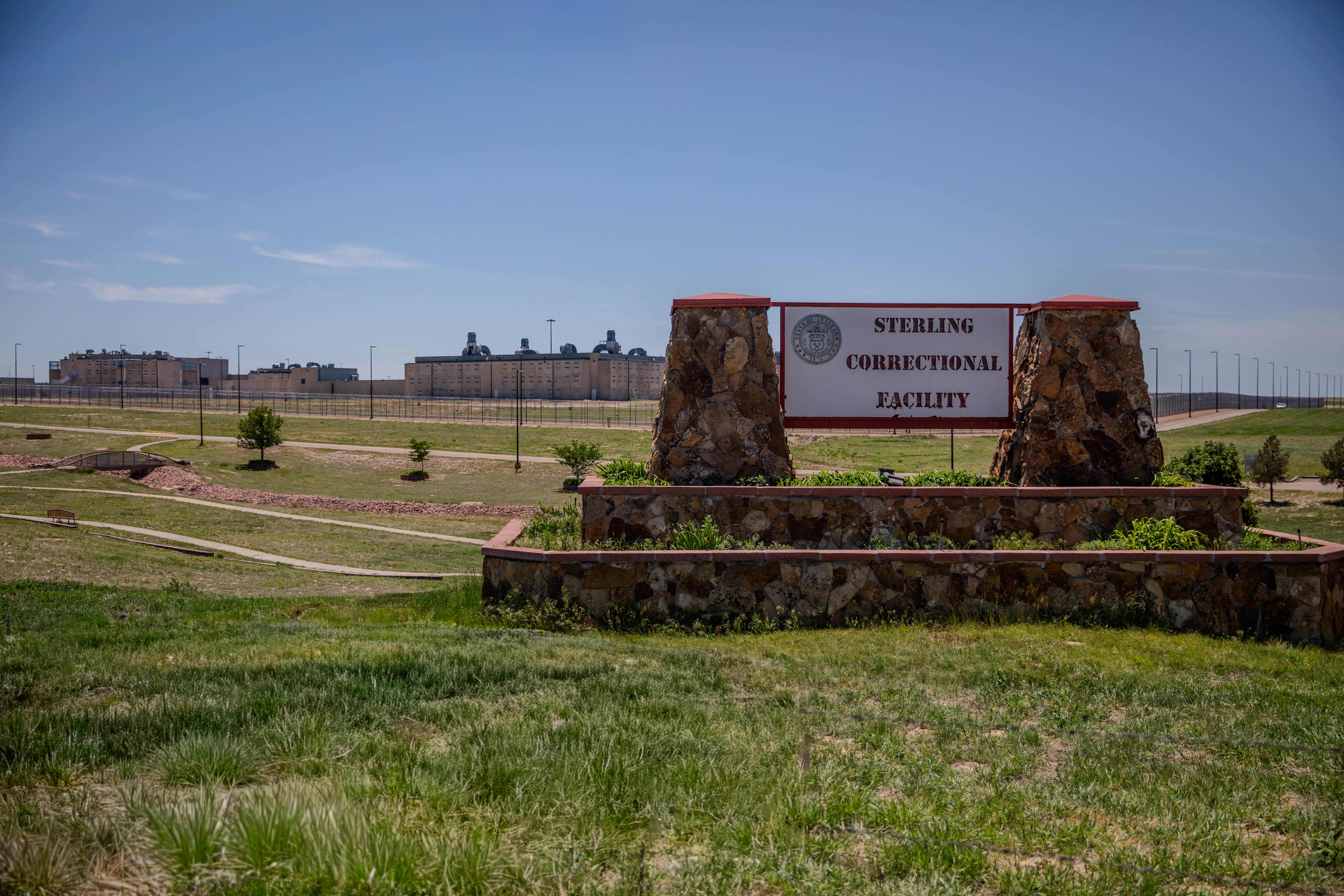 Photo of exterior of Sterling Correctional Facility