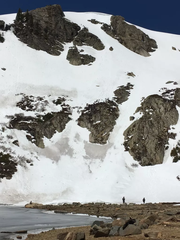 Mountain snow